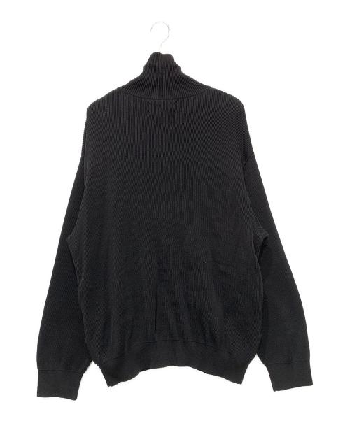 YOKE（ヨーク）YOKE (ヨーク) リブジップアップカーディガン ブラック サイズ:SIZE Lの古着・服飾アイテム