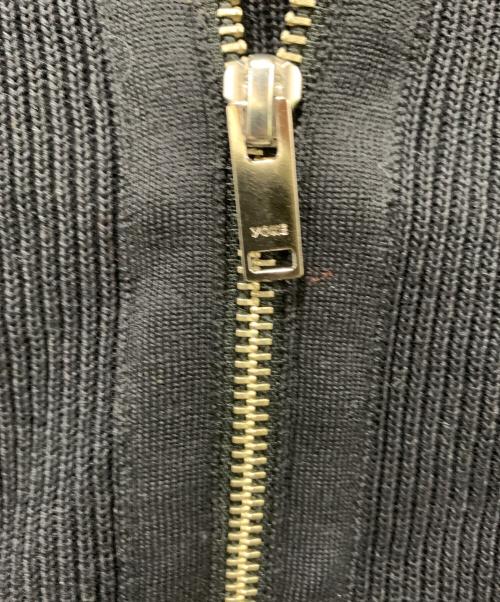 YOKE（ヨーク）YOKE (ヨーク) リブジップアップカーディガン ブラック サイズ:SIZE Lの古着・服飾アイテム