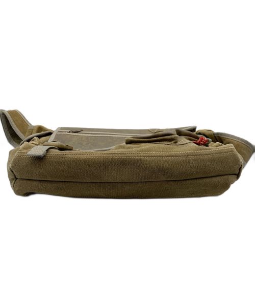 DIESEL（ディーゼル）DIESEL (ディーゼル) ミリタリーメッセンジャーバッグ カーキの古着・服飾アイテム