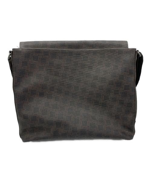 dunhill（ダンヒル）dunhill (ダンヒル) d-eight　シグネチャーメッセンジャーバッグ ブラウンの古着・服飾アイテム