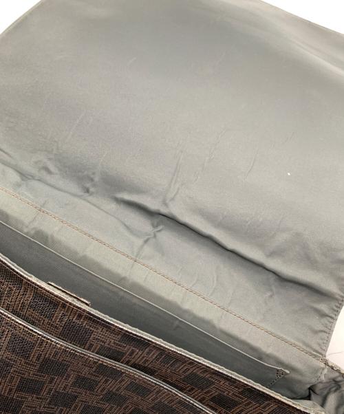 dunhill（ダンヒル）dunhill (ダンヒル) d-eight　シグネチャーメッセンジャーバッグ ブラウンの古着・服飾アイテム