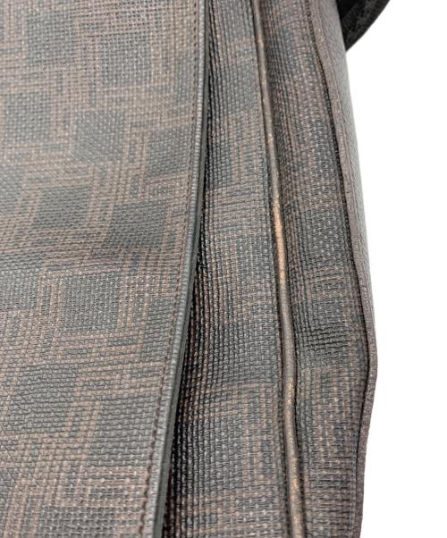 dunhill（ダンヒル）dunhill (ダンヒル) d-eight　シグネチャーメッセンジャーバッグ ブラウンの古着・服飾アイテム