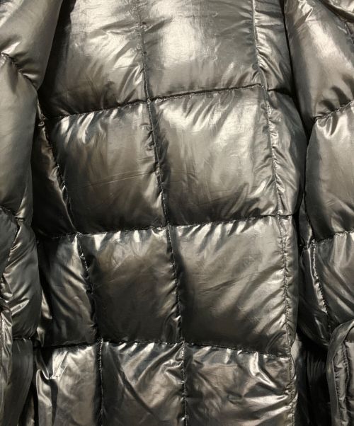 adidas（アディダス）adidas (アディダス) ベロアダウンジャケット ブラック サイズ:MLサイズの古着・服飾アイテム