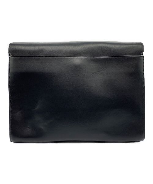 amity sensei（アミティ センセイ）amity sensei (アミティ センセイ) iPad収納レザーショルダーバッグ ブラックの古着・服飾アイテム