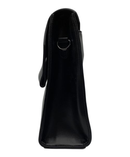 amity sensei（アミティ センセイ）amity sensei (アミティ センセイ) iPad収納レザーショルダーバッグ ブラックの古着・服飾アイテム