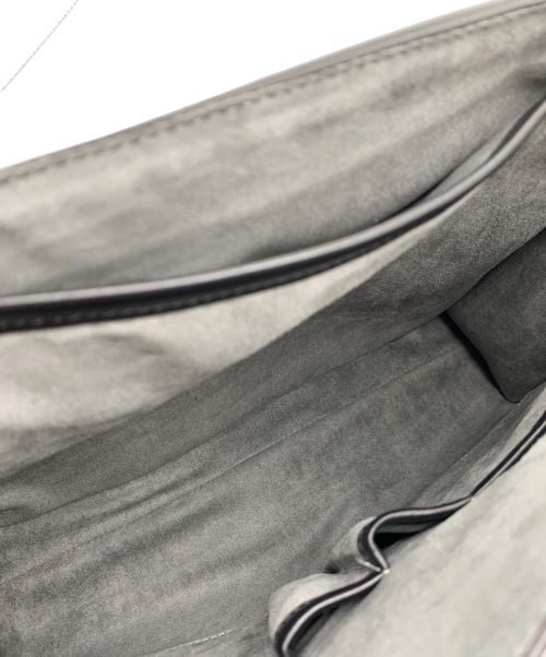 amity sensei（アミティ センセイ）amity sensei (アミティ センセイ) iPad収納レザーショルダーバッグ ブラックの古着・服飾アイテム