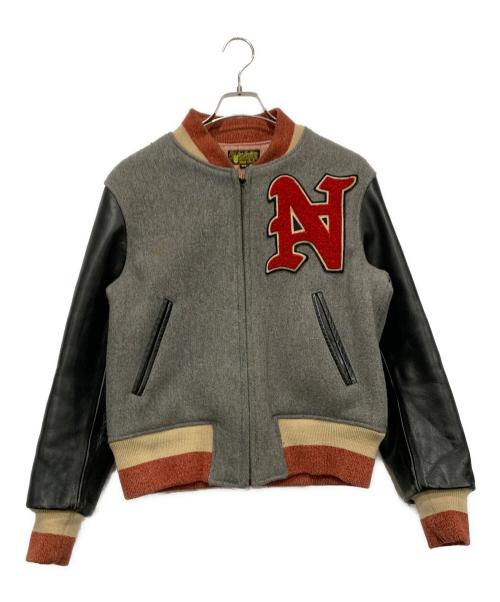 SUGAR CANE（シュガーケーン）SUGAR CANE (シュガーケーン) スタジャン グレー サイズ:Mサイズの古着・服飾アイテム