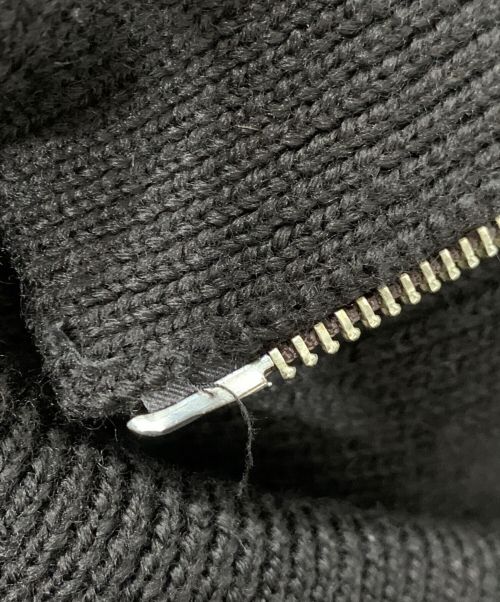 UNFIL（アンフィル）UNFIL (アンフィル) ウール ハイネック ドライバーズベスト ブラック サイズ:SIZE 5の古着・服飾アイテム