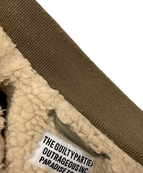 WACKO MARIA（ワコマリア）WACKO MARIA (ワコマリア) PILE FIELD JACKET　PARADISE TOKYO オリーブ サイズ:Lサイズの古着・服飾アイテム