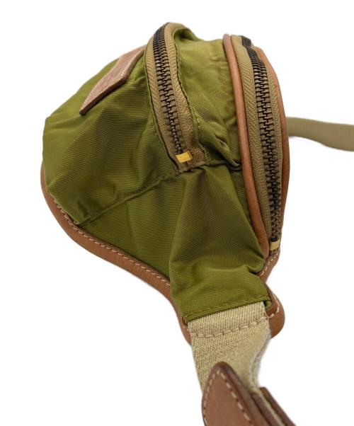 Felisi（フェリージ）Felisi (フェリージ) ナイロンウエストバッグ オリーブの古着・服飾アイテム