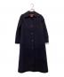 Aquascutum（アクアスキュータム）の古着「ステンカラーコート」｜ネイビー
