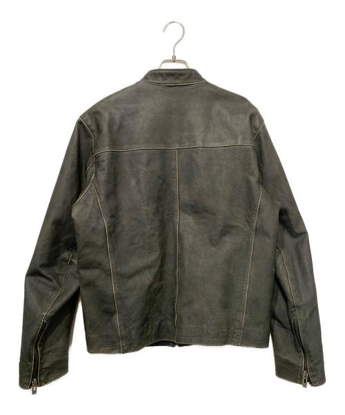 GUESS（ゲス）GUESS (ゲス) シングルライダースジャケット ブラック サイズ:Sサイズの古着・服飾アイテム