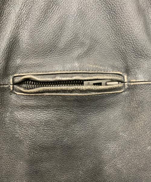 GUESS（ゲス）GUESS (ゲス) シングルライダースジャケット ブラック サイズ:Sサイズの古着・服飾アイテム