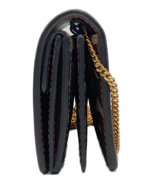 BURBERRY（バーバリー）BURBERRY (バーバリー) チェーンウォレット ブラウンの古着・服飾アイテム