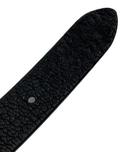 GIVENCHY（ジバンシィ）GIVENCHY (ジバンシィ) レザーブレスレット ブラック×ゴールドの古着・服飾アイテム