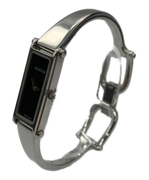 GUCCI（グッチ）GUCCI (グッチ) クォーツ 腕時計 ブラックの古着・服飾アイテム