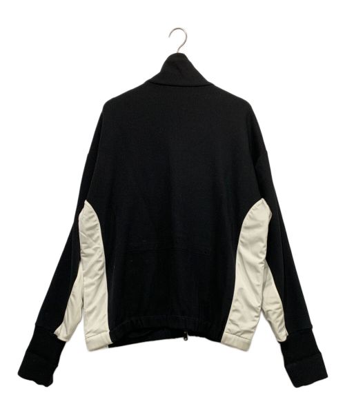 VALENTINO（ヴァレンティノ）VALENTINO (ヴァレンティノ) ジップアップドローコードトラックジャケット ブラック×ホワイト サイズ:Mサイズの古着・服飾アイテム
