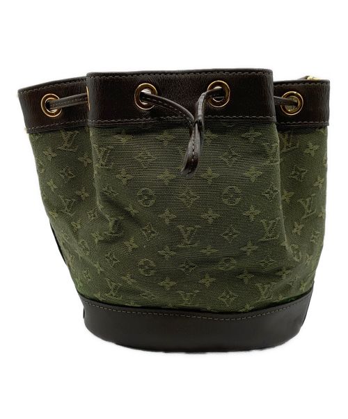 LOUIS VUITTON（ルイ ヴィトン）LOUIS VUITTON (ルイ ヴィトン) ノエリー　ミニショルダーバッグ グリーンの古着・服飾アイテム