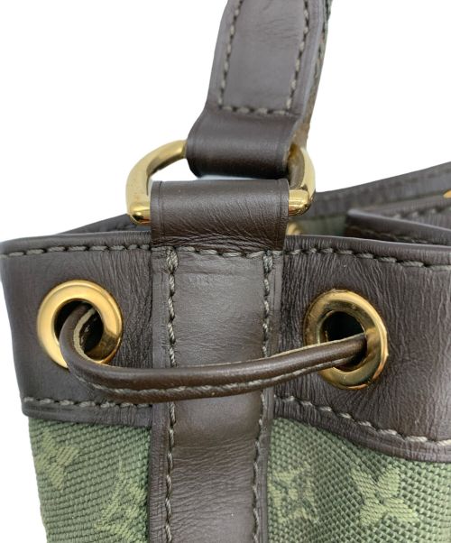 LOUIS VUITTON（ルイ ヴィトン）LOUIS VUITTON (ルイ ヴィトン) ノエリー　ミニショルダーバッグ グリーンの古着・服飾アイテム