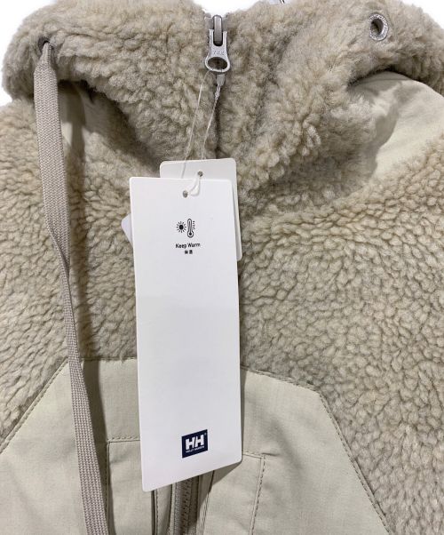 HELLY HANSEN（ヘリーハンセン）HELLY HANSEN (ヘリーハンセン) ウールファイバーパイルサーモロングジャケット ホワイト サイズ:Mサイズの古着・服飾アイテム
