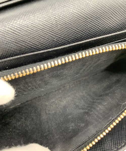 PRADA（プラダ）PRADA (プラダ) サフィアーノメタル ブラックの古着・服飾アイテム