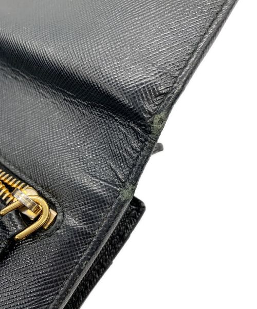 PRADA（プラダ）PRADA (プラダ) サフィアーノメタル ブラックの古着・服飾アイテム