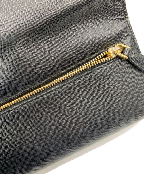 PRADA（プラダ）PRADA (プラダ) サフィアーノメタル ブラックの古着・服飾アイテム