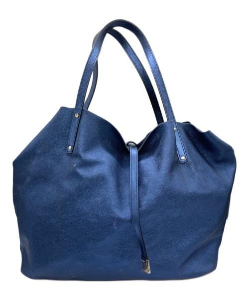 TIFFANY & Co.（ティファニー アンド コー）TIFFANY & Co. (ティファニー アンド コー) リバーシブルトートバッグ ブルーの古着・服飾アイテム