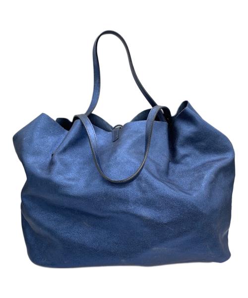 TIFFANY & Co.（ティファニー アンド コー）TIFFANY & Co. (ティファニー アンド コー) リバーシブルトートバッグ ブルーの古着・服飾アイテム