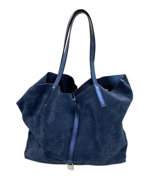 TIFFANY & Co.（ティファニー アンド コー）TIFFANY & Co. (ティファニー アンド コー) リバーシブルトートバッグ ブルーの古着・服飾アイテム