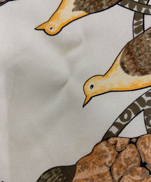 HERMES（エルメス）HERMES (エルメス) カレ90 EARLY AMERICA ベージュの古着・服飾アイテム