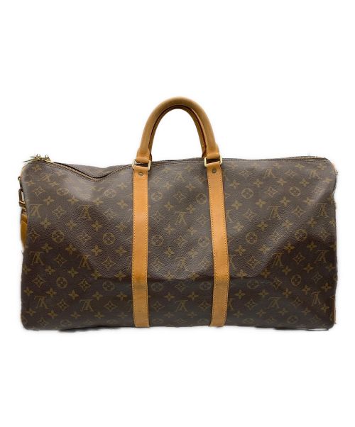 LOUIS VUITTON（ルイ ヴィトン）LOUIS VUITTON (ルイ ヴィトン) モノグラム　キーポル・バンドリエール55 ブラウンの古着・服飾アイテム