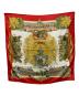 HERMES (エルメス) カレ90　SANSSOUCY サンスーシー宮殿 レッド：10000円