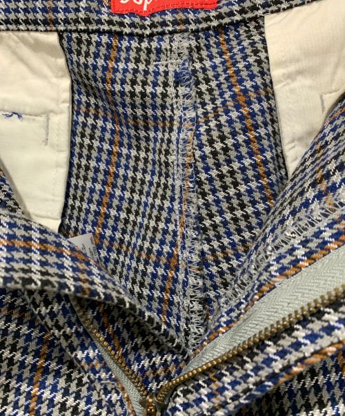 SUPREME（シュプリーム）SUPREME (シュプリーム) ショートパンツ　2018年モデル グレー×ブルー サイズ:SIZE 81cm (W32)の古着・服飾アイテム