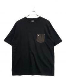 SCHOTT BROS.（ショットブロス）の古着「ONE STAR LEATHER POCKET T-SHIRT」｜ブラック