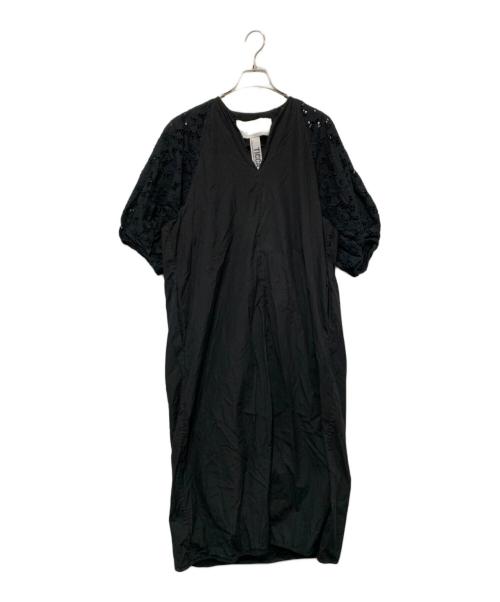 ticca（ティッカ）ticca (ティッカ) レースバルーンスリーブワンピース ブラック サイズ:SIZE Freeの古着・服飾アイテム