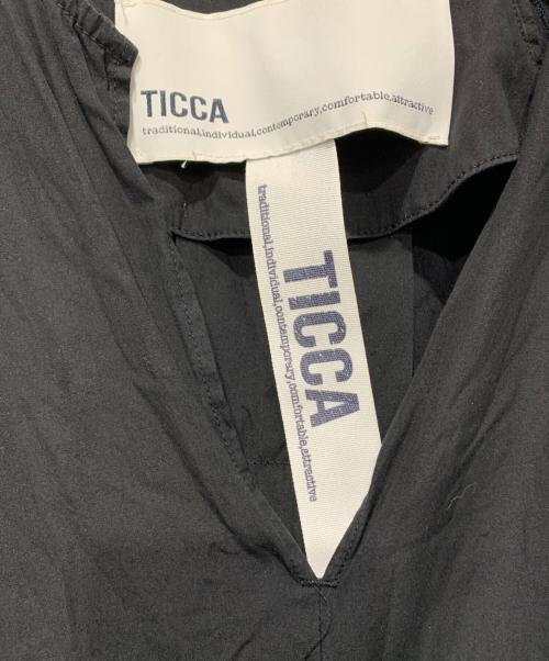 ticca（ティッカ）ticca (ティッカ) レースバルーンスリーブワンピース ブラック サイズ:SIZE Freeの古着・服飾アイテム
