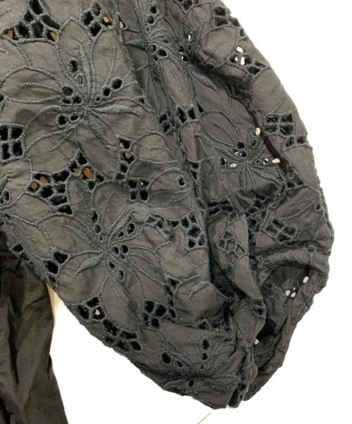 ticca（ティッカ）ticca (ティッカ) レースバルーンスリーブワンピース ブラック サイズ:SIZE Freeの古着・服飾アイテム