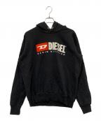 DIESELディーゼル）の古着「プルオーバーパーカー」｜ブラック
