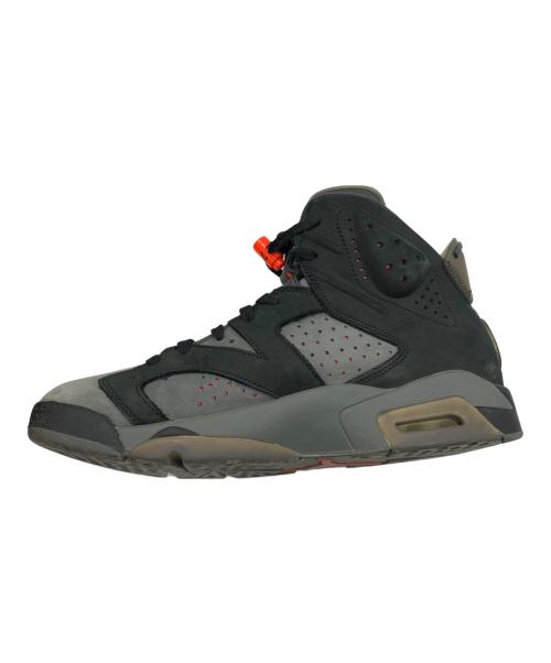NIKE（ナイキ）NIKE (ナイキ) Paris Saint-Germain (パリサンジェルマン) AIR JORDAN 6 RETRO PSG ブラック×グレー サイズ:28.5cmの古着・服飾アイテム