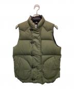 RockyMountainFeatherBedロッキーマウンテンフェザーベッド）の古着「ダウンベスト」｜オリーブ