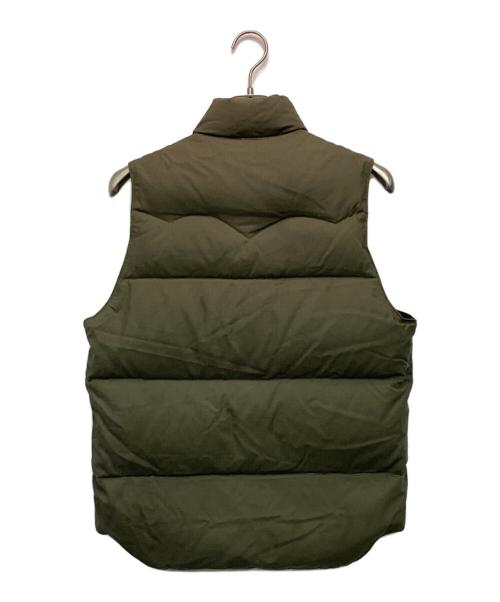 RockyMountainFeatherBed（ロッキーマウンテンフェザーベッド）RockyMountainFeatherBed (ロッキーマウンテンフェザーベッド) ダウンベスト オリーブ サイズ:Mの古着・服飾アイテム