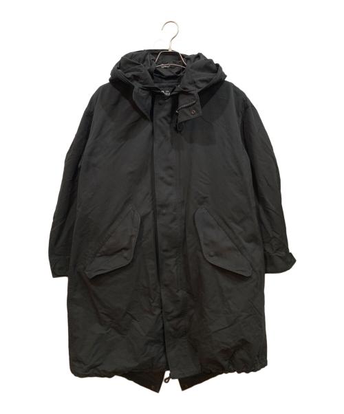 THE RERACS（ザ リラクス）THE RERACS (ザ リラクス) ライナー付モッズコート ブラック サイズ:48の古着・服飾アイテム