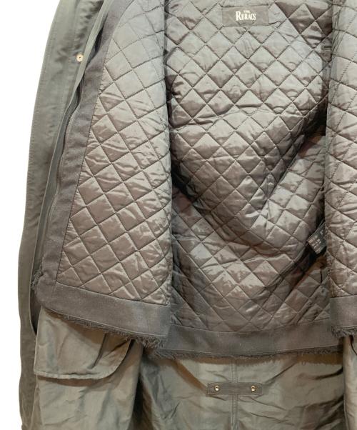 THE RERACS（ザ リラクス）THE RERACS (ザ リラクス) ライナー付モッズコート ブラック サイズ:48の古着・服飾アイテム