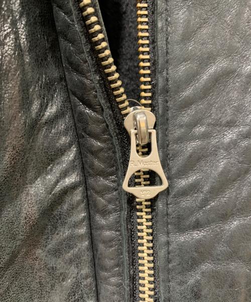 Y'2 leather（ワイツーレザー）Y'2 leather (ワイツーレザー) レザージャケット グリーン サイズ:Mサイズの古着・服飾アイテム