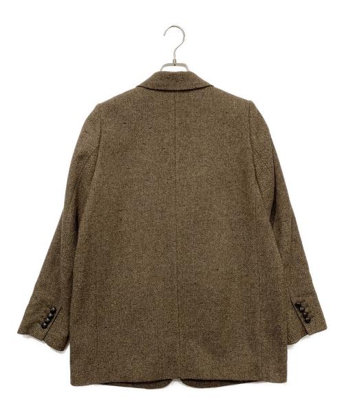 Spick and Span（スピック＆スパン）Spick and Span (スピックアンドスパン) シェットランドツイードオーバージャケット ブラウン サイズ:FREEの古着・服飾アイテム