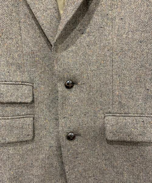 Spick and Span（スピック＆スパン）Spick and Span (スピックアンドスパン) シェットランドツイードオーバージャケット ブラウン サイズ:FREEの古着・服飾アイテム