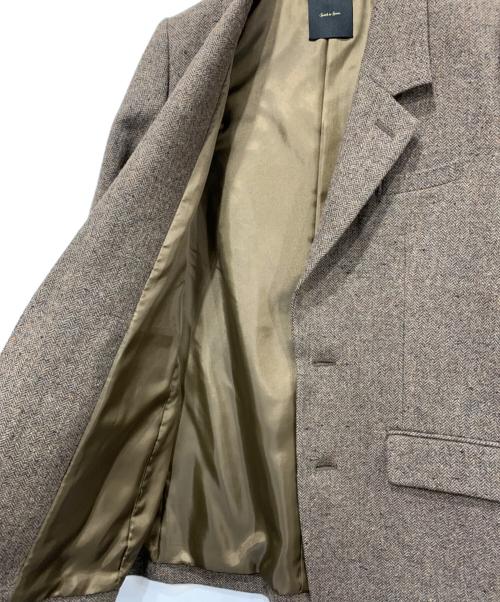 Spick and Span（スピック＆スパン）Spick and Span (スピックアンドスパン) シェットランドツイードオーバージャケット ブラウン サイズ:FREEの古着・服飾アイテム