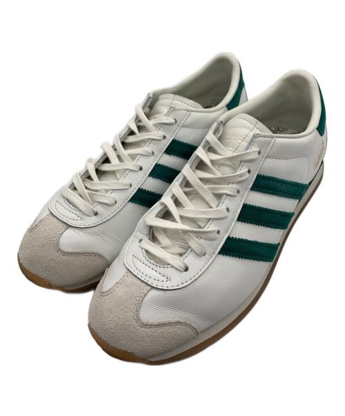 adidas Originals（アディダスオリジナル）adidas Originals (アディダスオリジナル) Country Japan BEAUTY&YOUTH別注 ホワイト×グリーン サイズ:27cmの古着・服飾アイテム