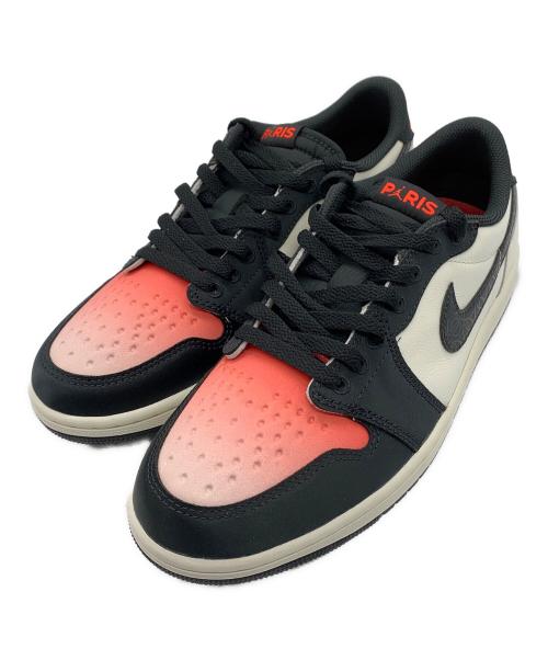 NIKE（ナイキ）NIKE (ナイキ) Paris Saint-Germain (パリサンジェルマン) Air Jordan 1 Low OG Sail and Off Noir ホワイト×ブラック×レッド サイズ:27cmの古着・服飾アイテム